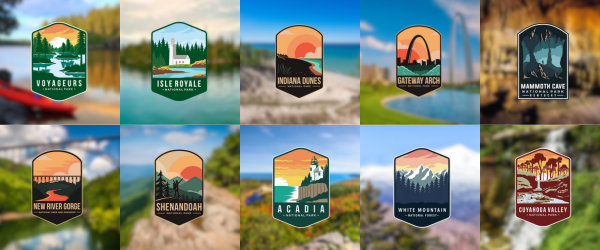 Park Pass Northeast Badges