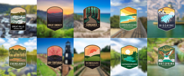 PDHI's Park Pass – Southeast Activity Challenge Badges